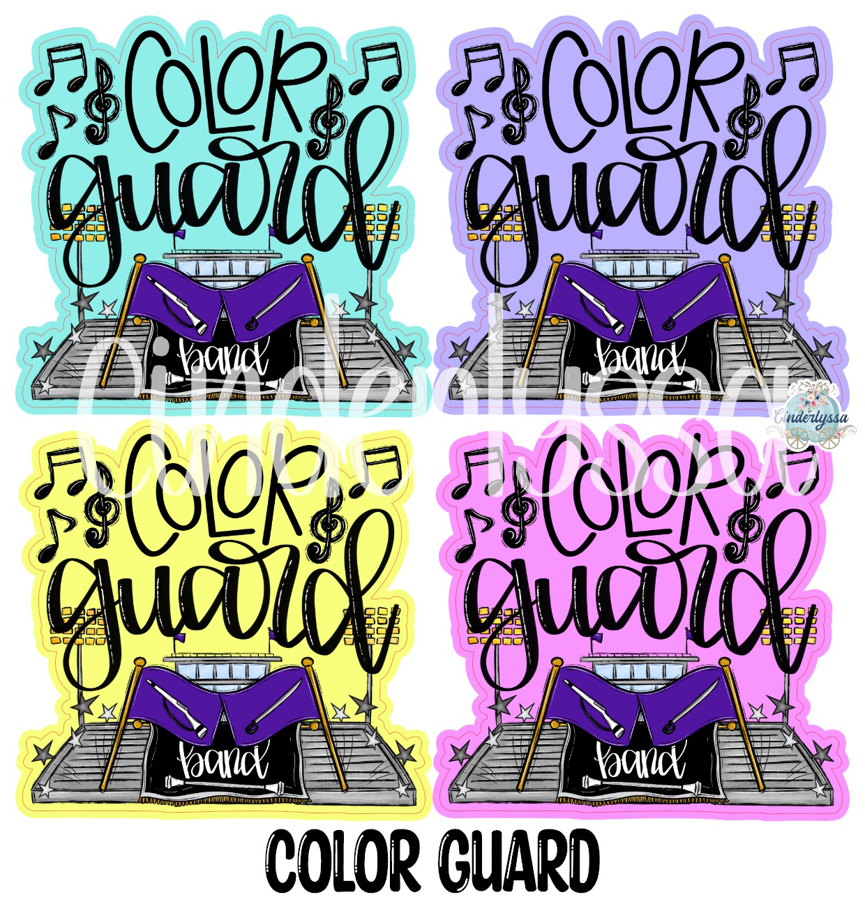 Color Guard Cardstock Silicone Mold, Aroma Bead Molds, Premium Cardstock Images