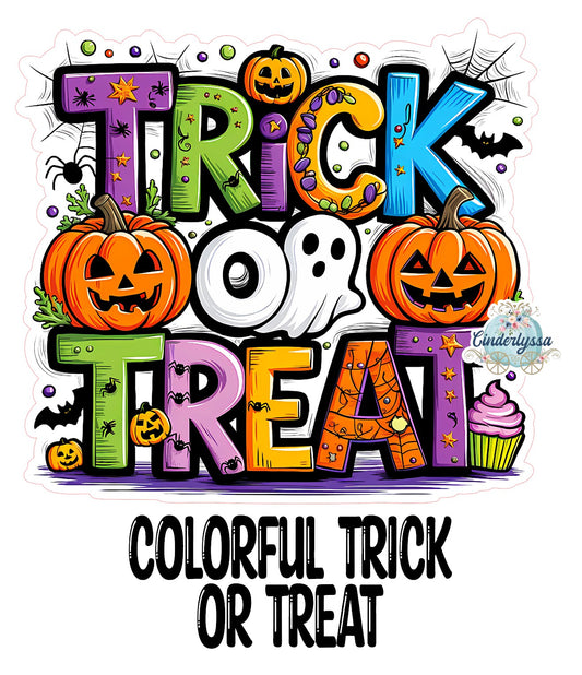 Colorful Trick or Treat Cardstock Silicone Mold, Aroma Bead Molds, Premium Cardstock Images