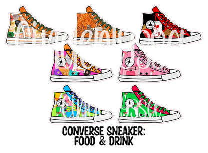 Converse Sneaker Shoe Cardstock Silicone Mold, Aroma Bead Molds, Premium Cardstock Images