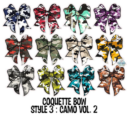 Coquette Bow: Style 3 - Cardstock Silicone Mold, Aroma Bead, Car Fresh Mold, Premium Cardstock Images