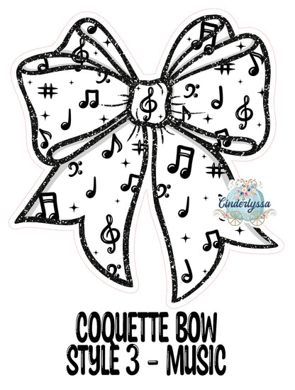 Coquette Bow: Style 3 - Cardstock Silicone Mold, Aroma Bead, Car Fresh Mold, Premium Cardstock Images