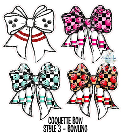 Coquette Bow: Style 3 - Cardstock Silicone Mold, Aroma Bead, Car Fresh Mold, Premium Cardstock Images