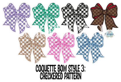 Coquette Bow: Style 3 - Cardstock Silicone Mold, Aroma Bead, Car Fresh Mold, Premium Cardstock Images