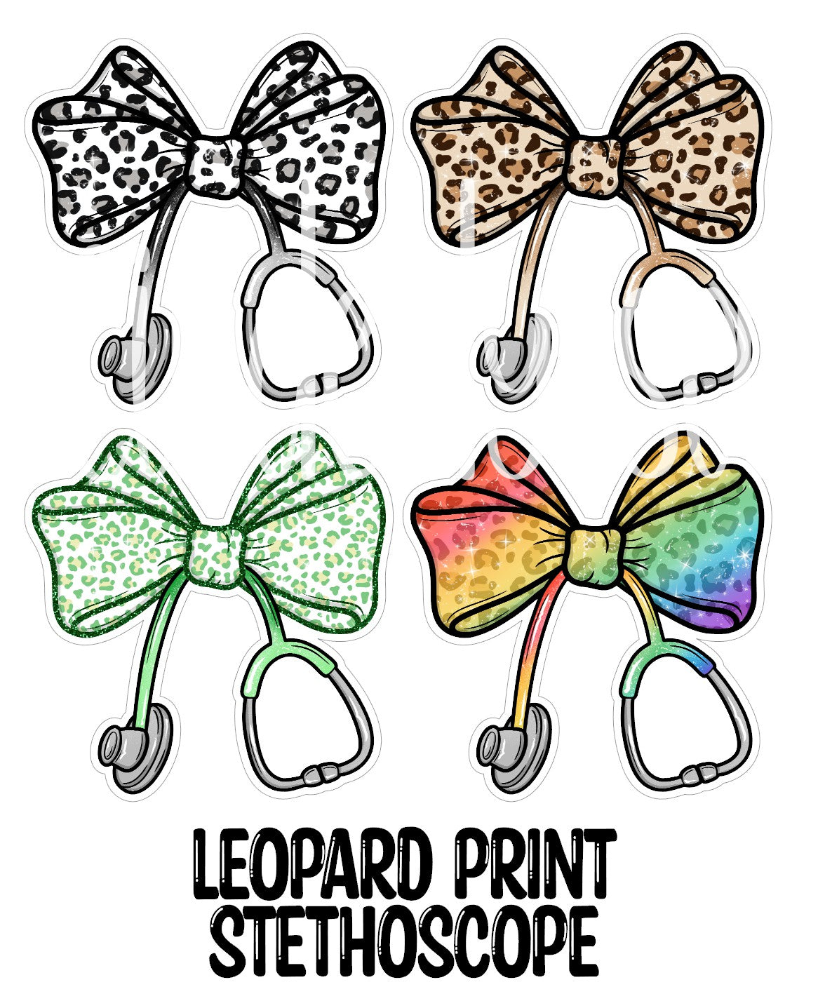 Coquette Bow Stethoscope Cardstock Silicone Mold, Aroma Bead Molds