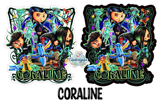 Coraline for Cardstock Silicone Mold, Aroma Bead Molds, Premium Cardstock Images