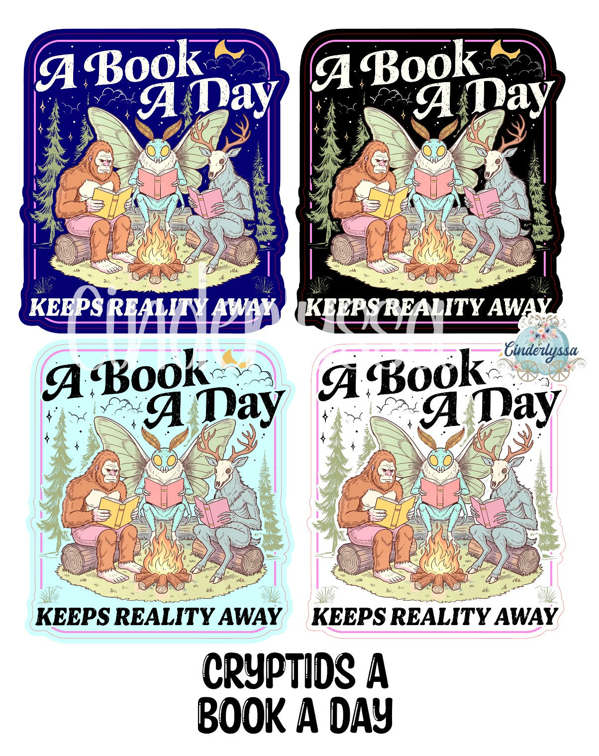 Cryptid A Book A Day Cardstock Silicone Mold, Aroma Bead Molds, Premium Cardstock Images