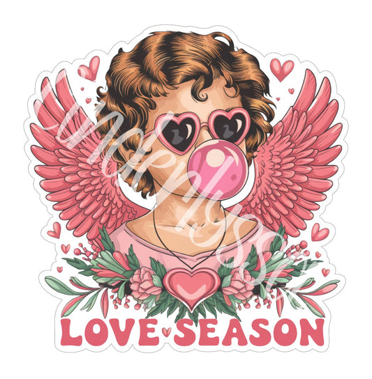 Cupid Blowing Bubble Love Season Cardstock Silicone Mold, Aroma Bead Molds