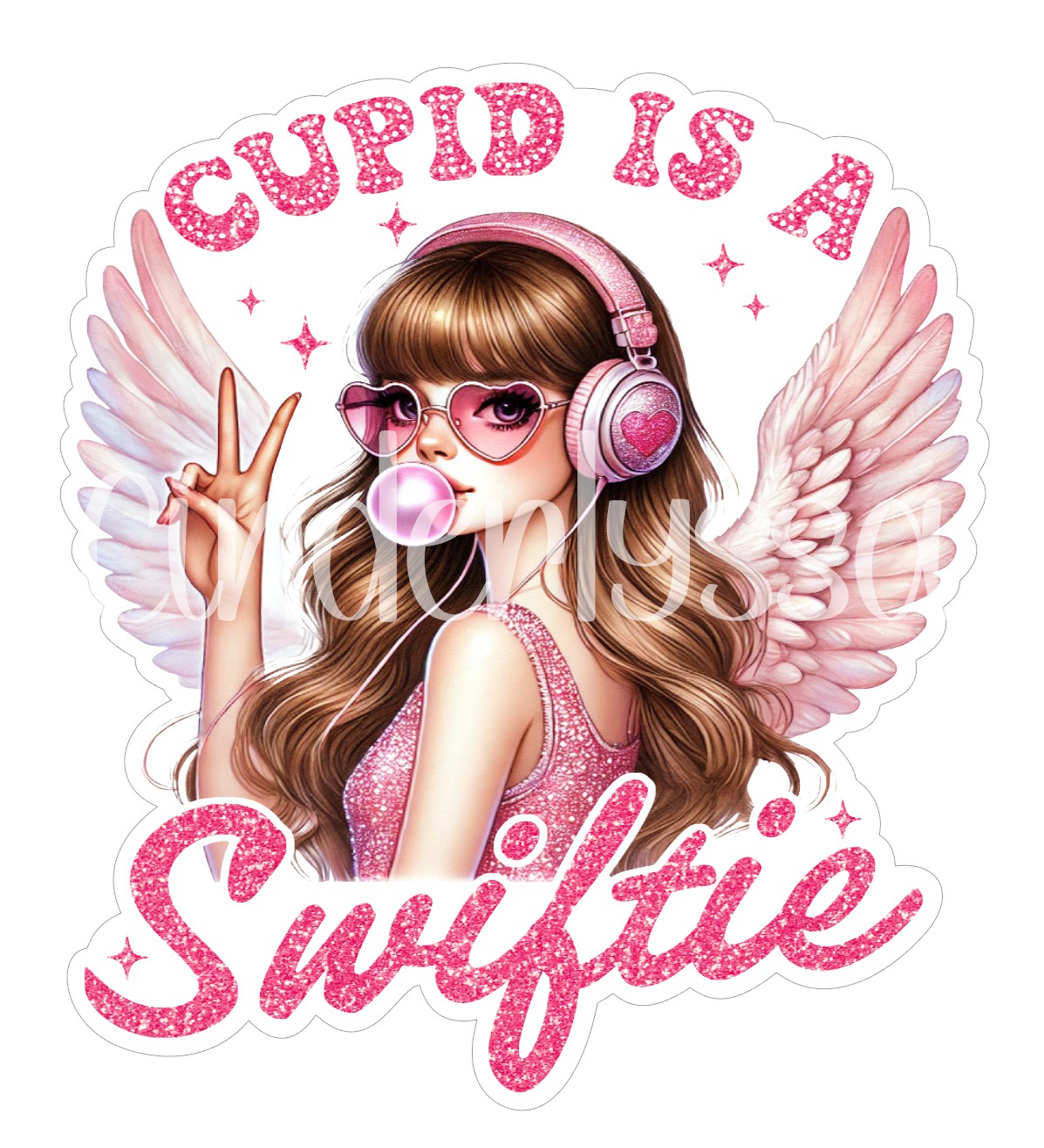 Cupid Is A Swiftie Cardstock Silicone Mold, Aroma Bead Molds, Premium Cardstock Images