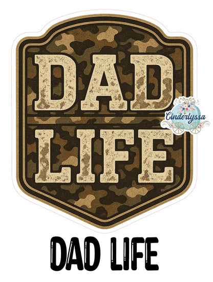 Dad Life Cardstock Silicone Mold, Aroma Bead Molds, Premium Cardstock Images