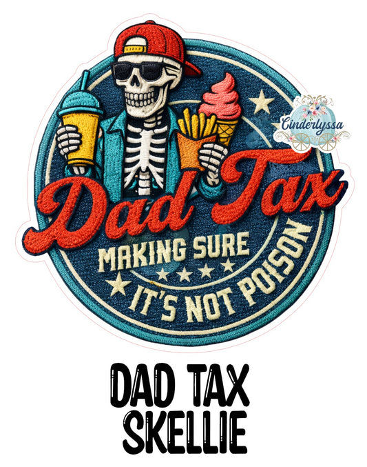 Dad Tax Skellie Cardstock Silicone Mold, Aroma Bead Molds, Premium Cardstock Images