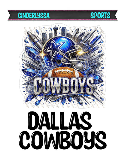 Dallas Cowboys Cardstock Silicone Mold, Aroma Bead Molds, Premium Cardstock