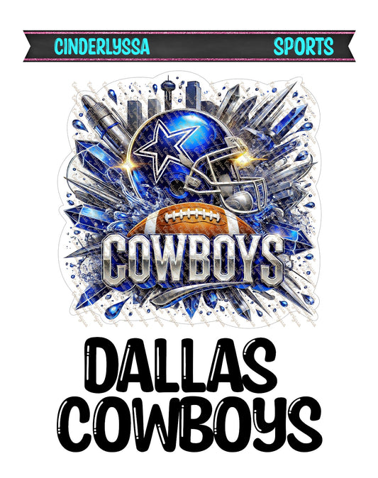 Dallas Cowboys Cardstock Silicone Mold, Aroma Bead Molds, Premium Cardstock