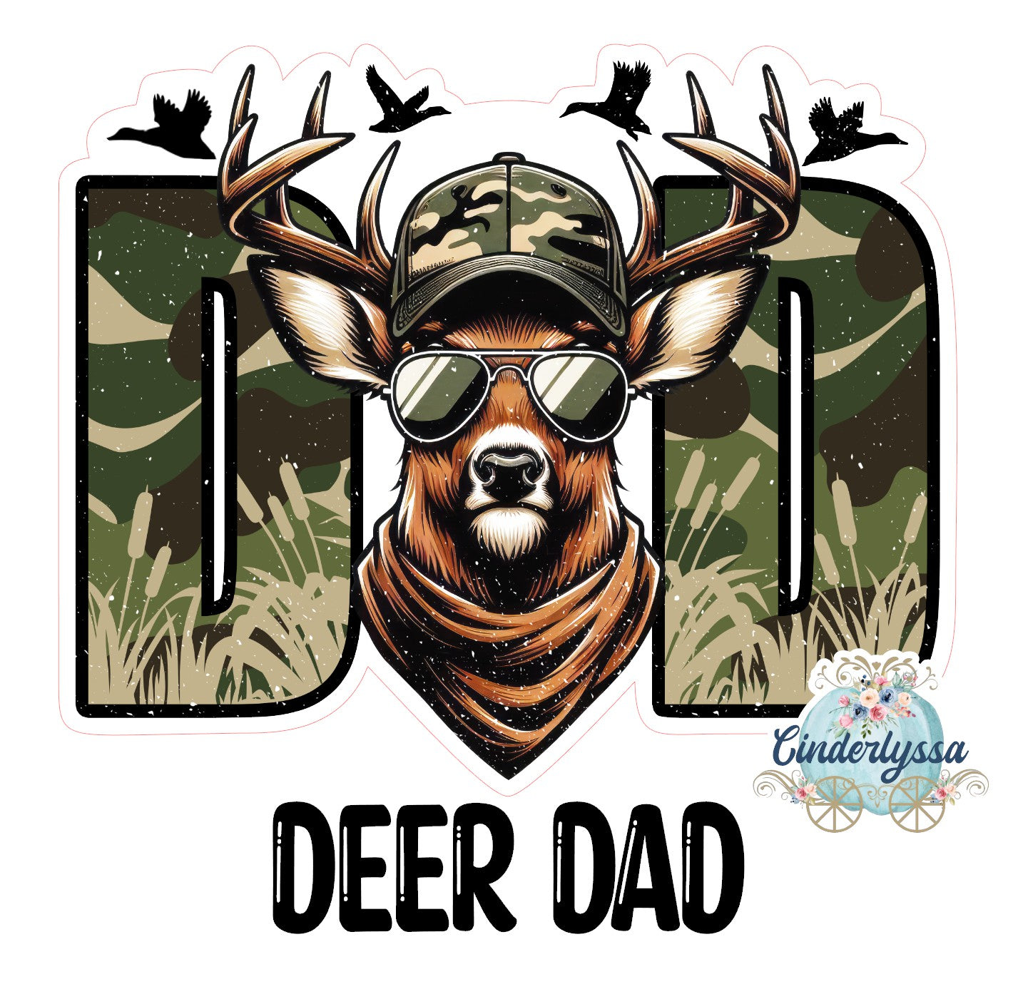 Deer Dad Cardstock Silicone Mold, Aroma Bead Molds, Premium Cardstock Images