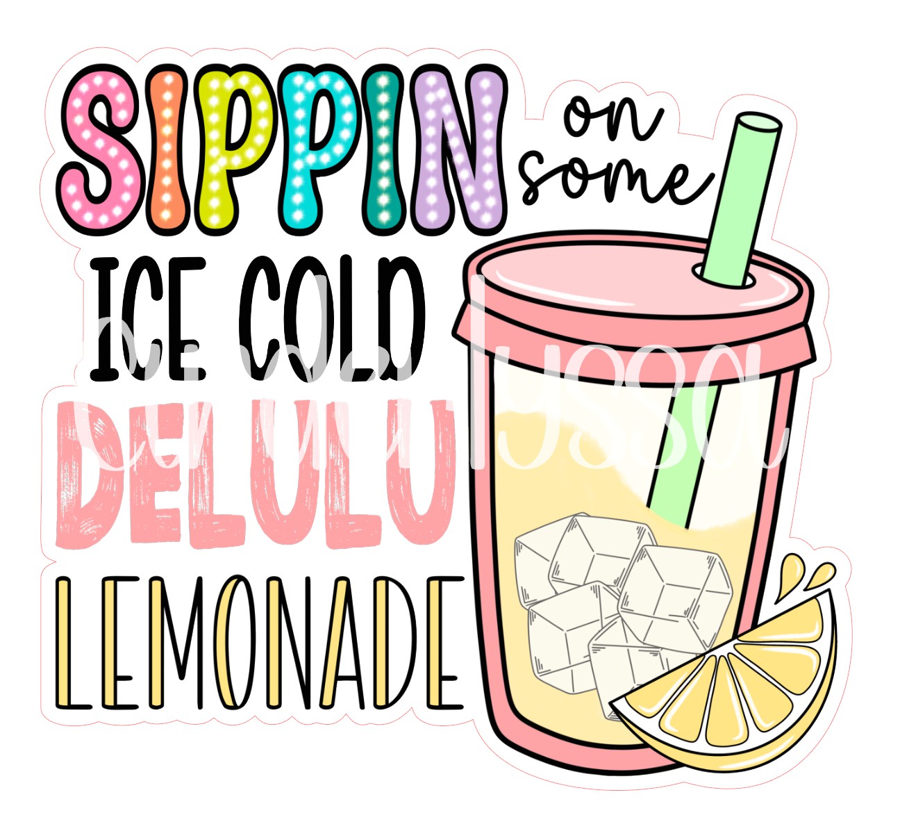 Delulu Lemonade for Cardstock Silicone Mold, Aroma Bead Molds, Premium Cardstock Images