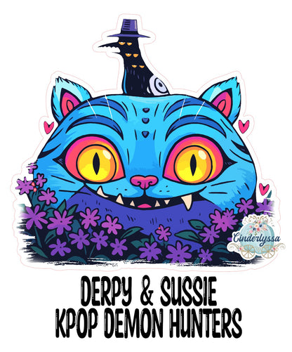Derpy & Sussie: KPOP Demon Hunters Cardstock Silicone Mold, Aroma Bead Molds, Premium Cardstock Images