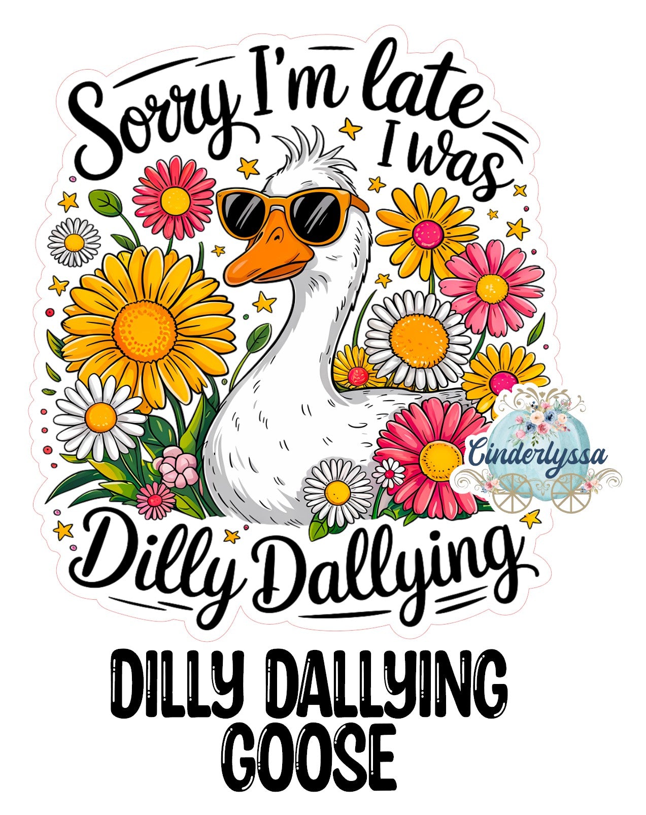 Dilly Dallying Goose Cardstock Silicone Mold, Aroma Bead Molds, Premium Cardstock Images