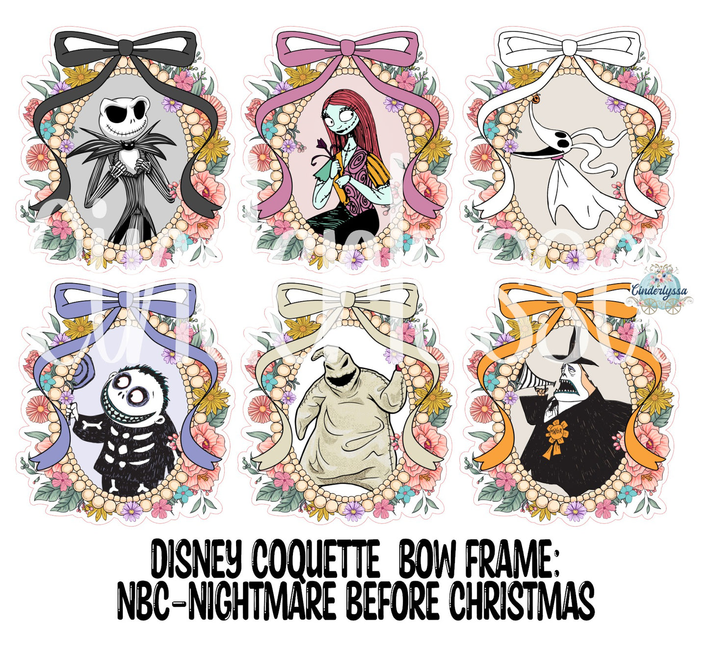 Disney Coquette Bow Frame Cardstock Silicone Mold, Aroma Bead, Car Fresh Mold, Premium Cardstock Images