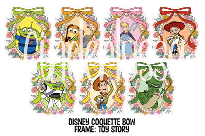 Disney Coquette Bow Frame Cardstock Silicone Mold, Aroma Bead, Car Fresh Mold, Premium Cardstock Images