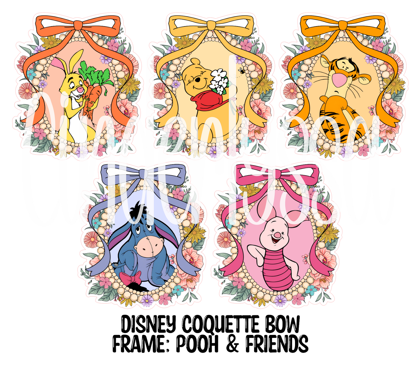 Disney Coquette Bow Frame Cardstock Silicone Mold, Aroma Bead, Car Fresh Mold, Premium Cardstock Images