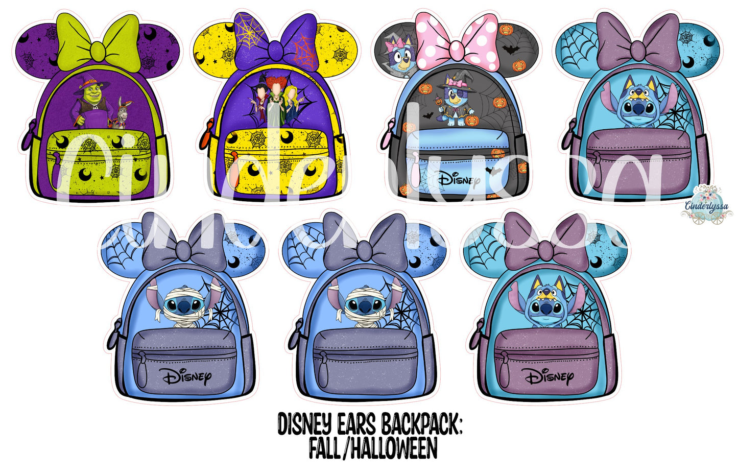 Disney Ears Backpack Cardstock Silicone Mold, Aroma Bead, Car Fresh Mold, Premium Cardstock Images