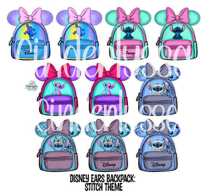 Disney Ears Backpack Cardstock Silicone Mold, Aroma Bead, Car Fresh Mold, Premium Cardstock Images