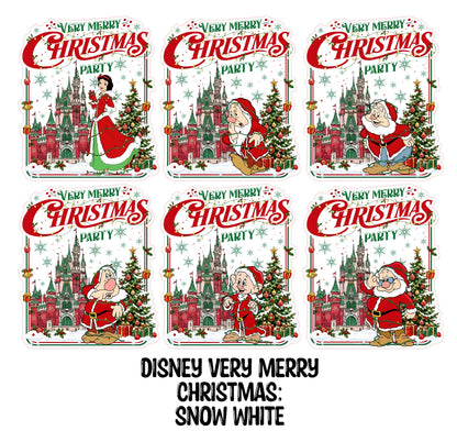 Disney Very Merry Christmas Party Cardstock Silicone Mold, Aroma Bead, Car Fresh Mold, Premium Cardstock Images