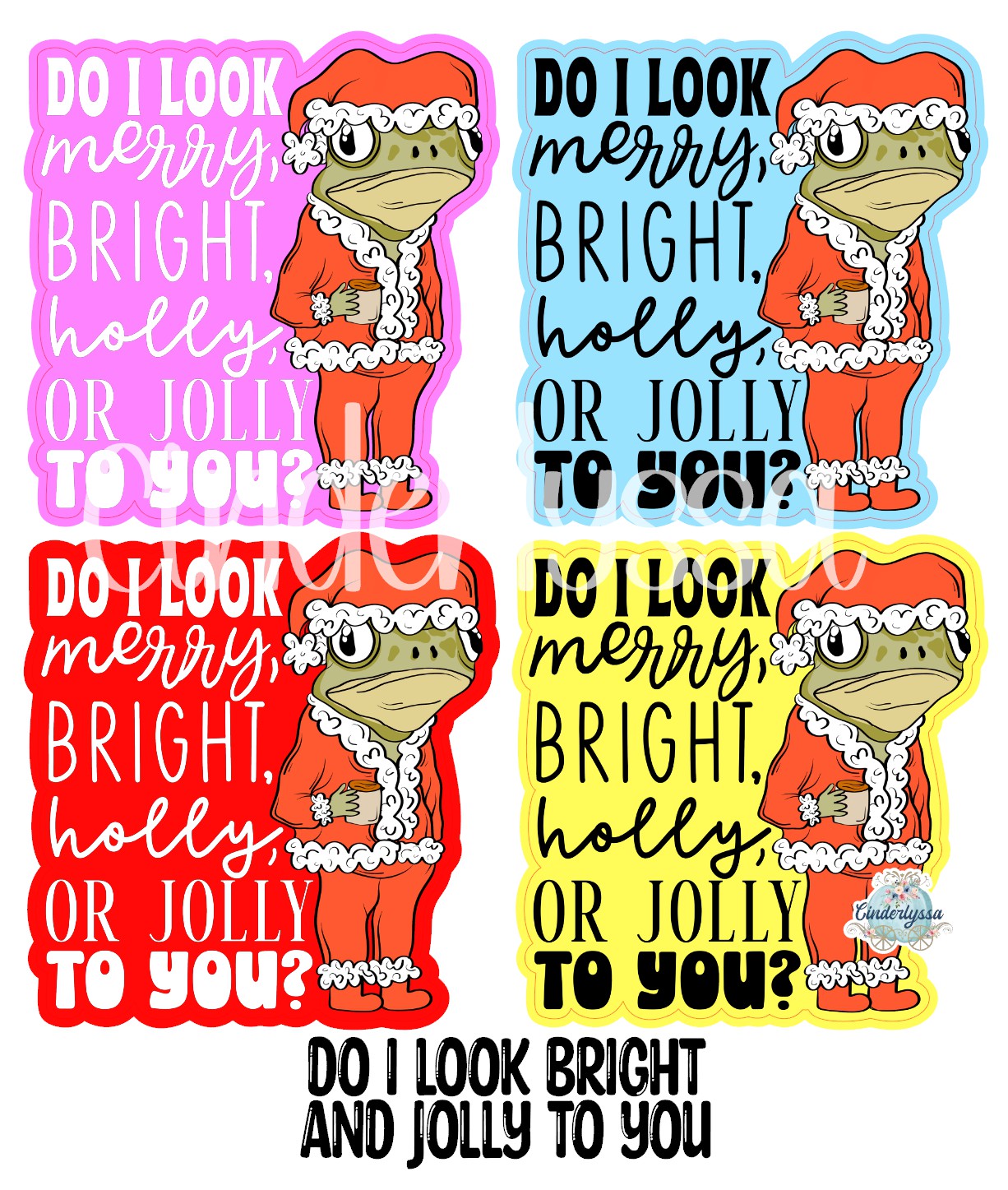 Do I Look Bright and Jolly To You? Cardstock Silicone Mold, Aroma Bead Molds, Premium Cardstock Images