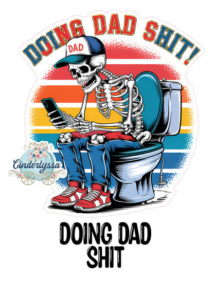 Doing Dad Shit Cardstock Silicone Mold, Aroma Bead Molds, Premium Cardstock Images