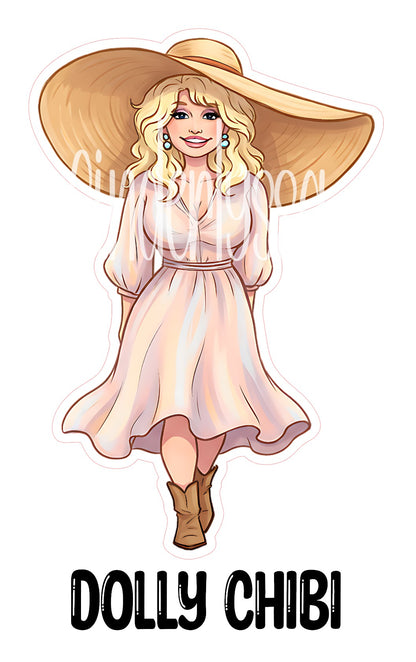 Dolly Chibi Cardstock Silicone Mold, Aroma Bead Molds, Premium Cardstock Images