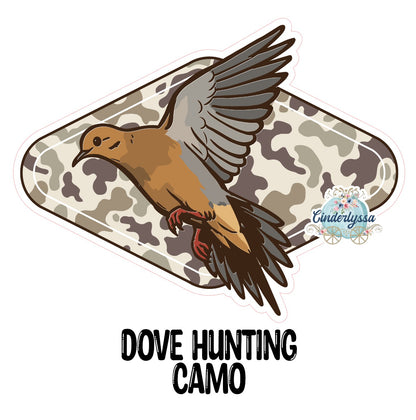 Dove Hunting Camo Cardstock Silicone Mold for Aroma Bead Molds, Premium Cardstock Images