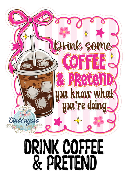 Drink Coffee & Pretend Cardstock Silicone Mold, Aroma Bead Molds, Premium Cardstock Images