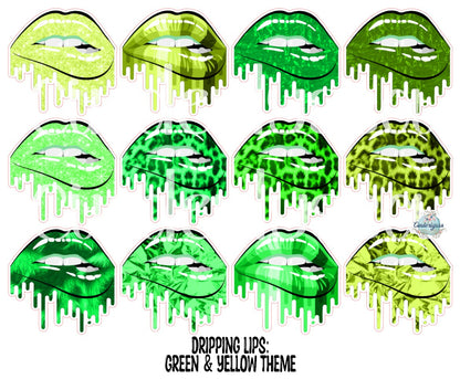 Dripping Lips Cardstock Silicone Mold, Aroma Bead Molds, Premium Cardstock Images