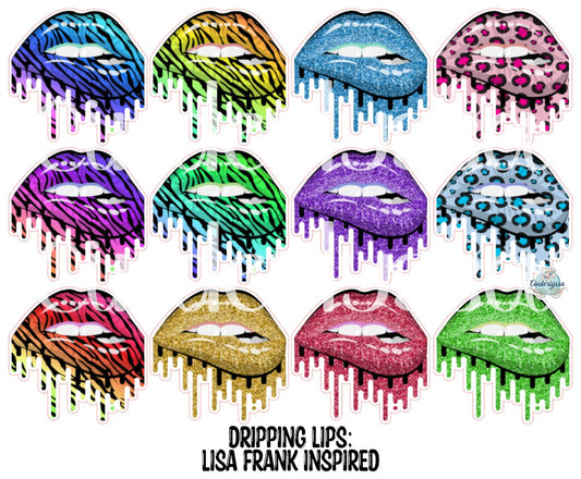 Dripping Lips Cardstock Silicone Mold, Aroma Bead Molds, Premium Cardstock Images