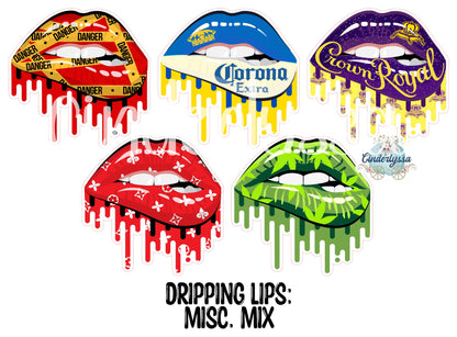Dripping Lips Cardstock Silicone Mold, Aroma Bead Molds, Premium Cardstock Images