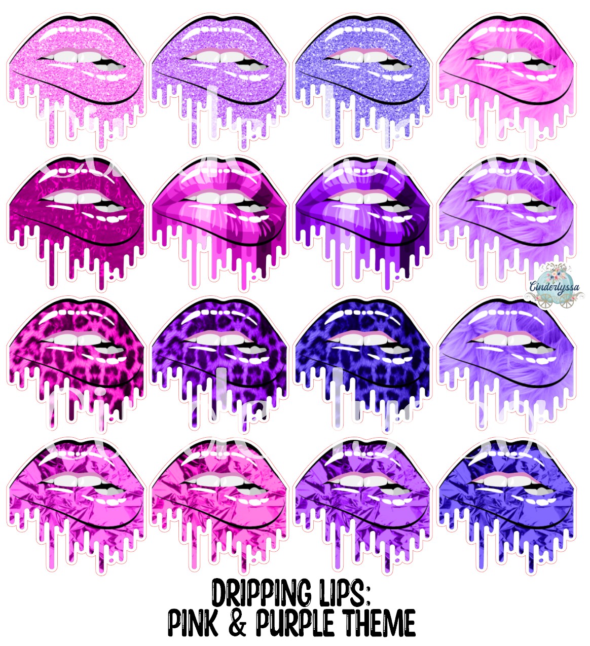 Dripping Lips Cardstock Silicone Mold, Aroma Bead Molds, Premium Cardstock Images
