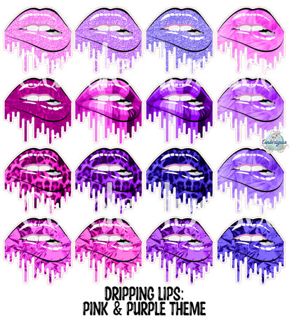 Dripping Lips Cardstock Silicone Mold, Aroma Bead Molds, Premium Cardstock Images