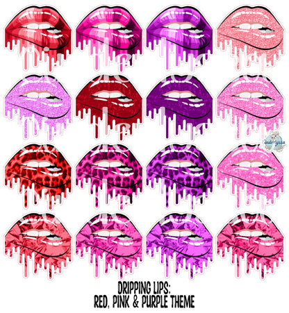 Dripping Lips Cardstock Silicone Mold, Aroma Bead Molds, Premium Cardstock Images