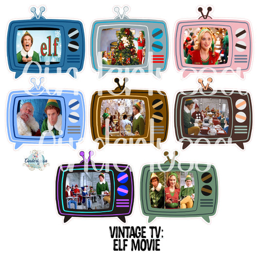 Vintage TV with Multiple Themes Cardstock Silicone Mold, Aroma Bead Molds, Premium Cardstock Images