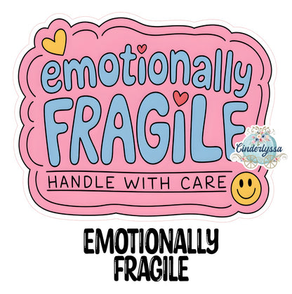 Emotionally Fragile Cardstock Silicone Mold, Aroma Bead Molds, Premium Cardstock Images