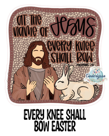 Every Knee Shall Bow Easter Cardstock Silicone Mold, Aroma Bead Molds, Premium Cardstock Images
