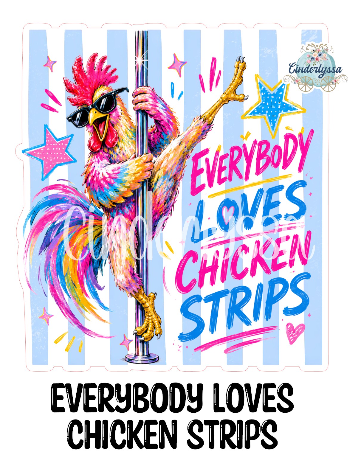 Everybody Loves Chicken Strips Cardstock Silicone Mold, Aroma Bead Molds, Premium Cardstock Images