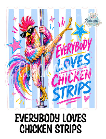 Everybody Loves Chicken Strips Cardstock Silicone Mold, Aroma Bead Molds, Premium Cardstock Images