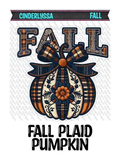 Fall Plaid Pumpkin Cardstock Silicone Mold, Aroma Bead Molds, Premium Cardstock Images