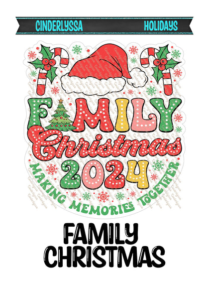 Family Christmas Cardstock Silicone Mold, Aroma Bead Molds, Premium Cardstock Images