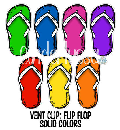 VENT CLIP: Flip Flop Two Cavity Small Vent Clip Size Cardstock Silicone Mold, Aroma Bead Molds, Premium Cardstock Images