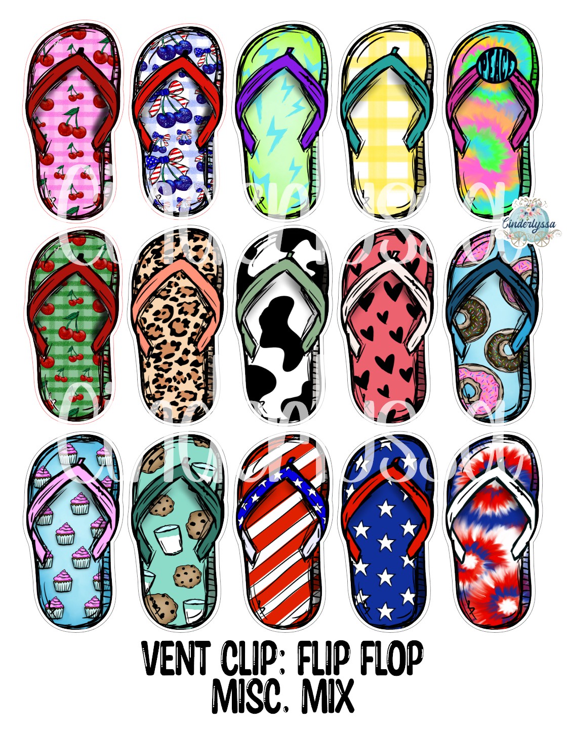 VENT CLIP: Flip Flop Two Cavity Small Vent Clip Size Cardstock Silicone Mold, Aroma Bead Molds, Premium Cardstock Images