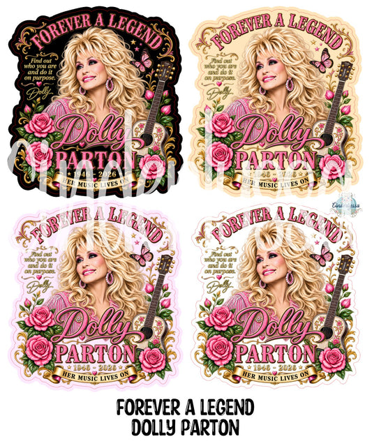 Forever a Legend Dolly Parton Cardstock Silicone Mold, Aroma Bead Molds, Premium Cardstock Images