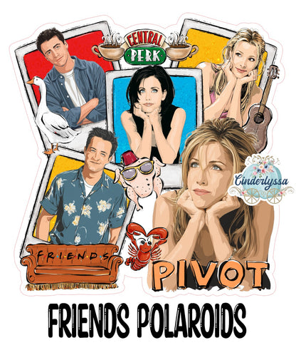 Friends Polaroids Cardstock Silicone Mold, Aroma Bead Molds, Car Freshies, Premium Cardstock Images