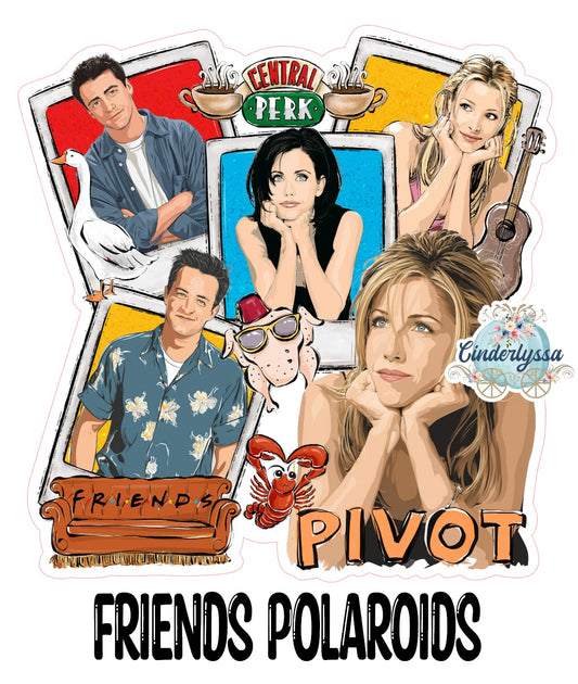 Friends Polaroids Cardstock Silicone Mold, Aroma Bead Molds, Car Freshies, Premium Cardstock Images