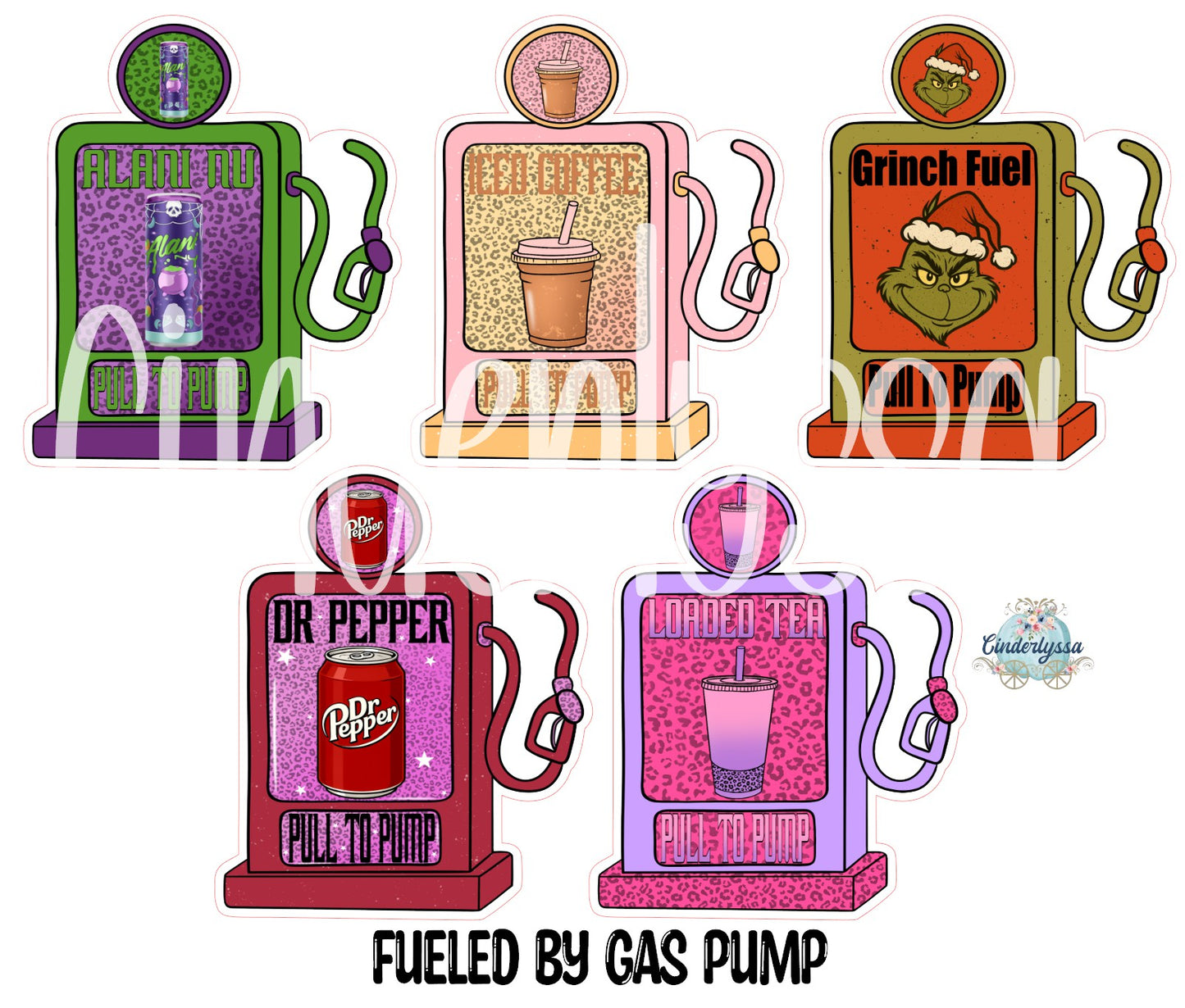 Fueled By Gas Pump Cardstock Silicone Mold, Aroma Bead Molds, Premium Cardstock Images